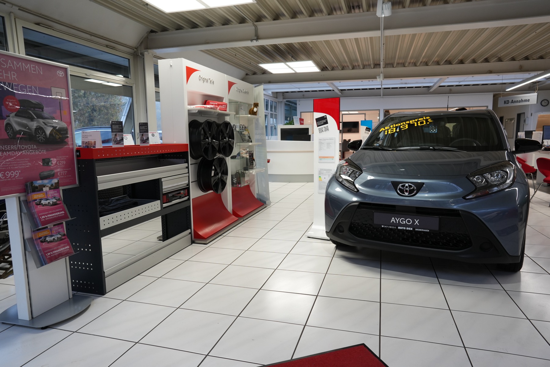 Blick in unser Autohaus